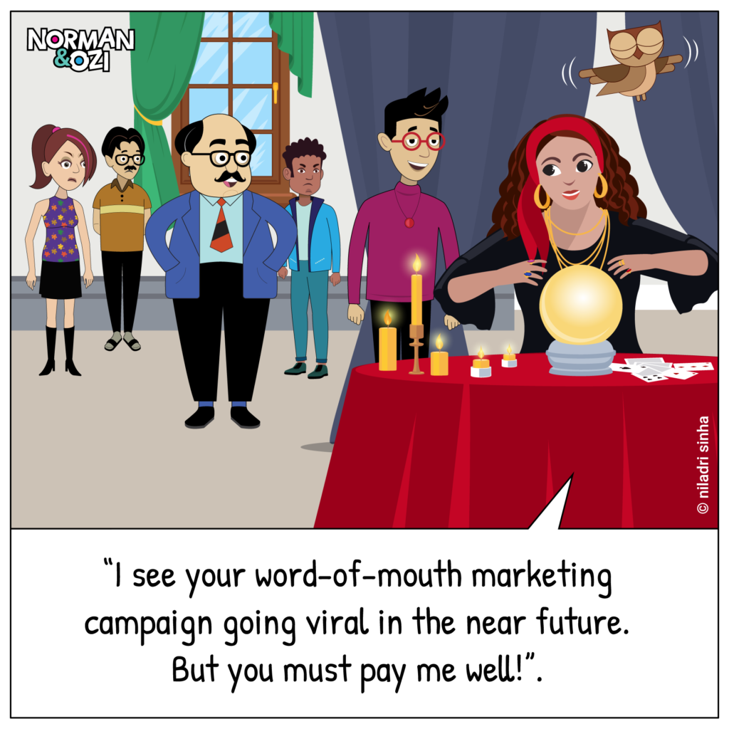 viral marketing comics