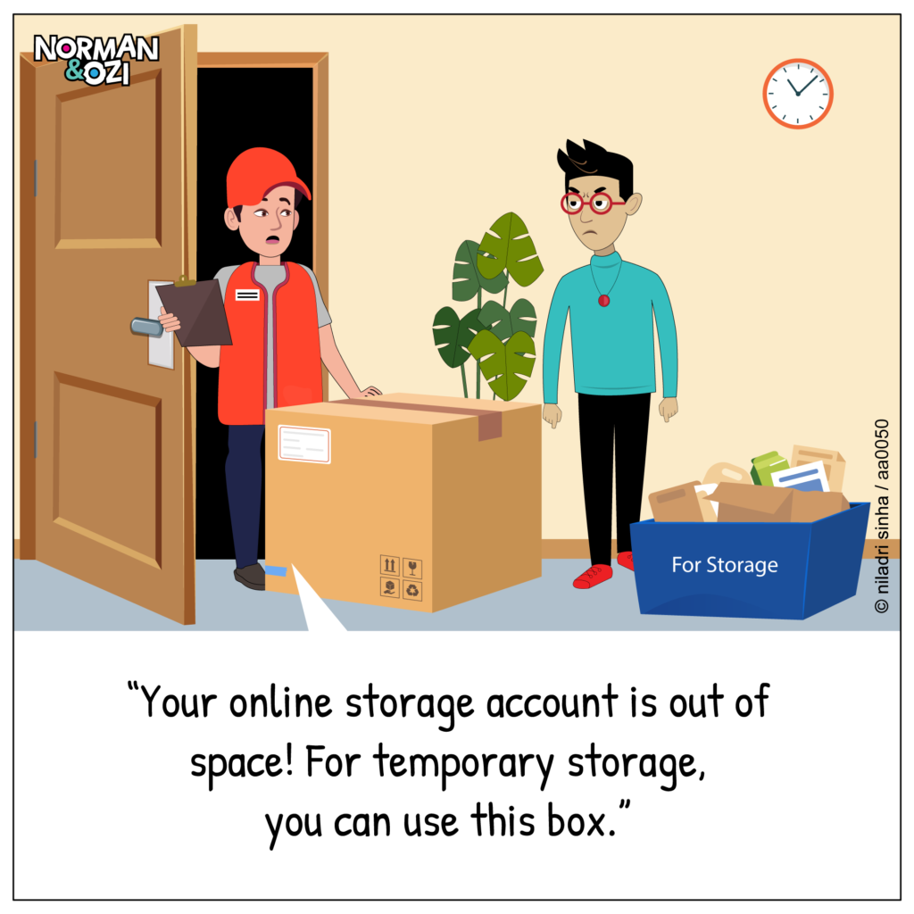 online storage comics