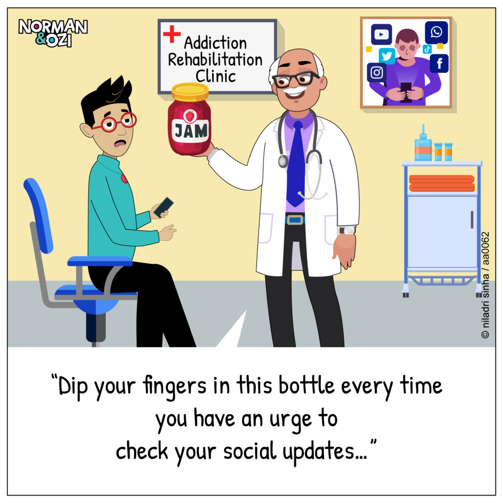 social media rehabilitation comics