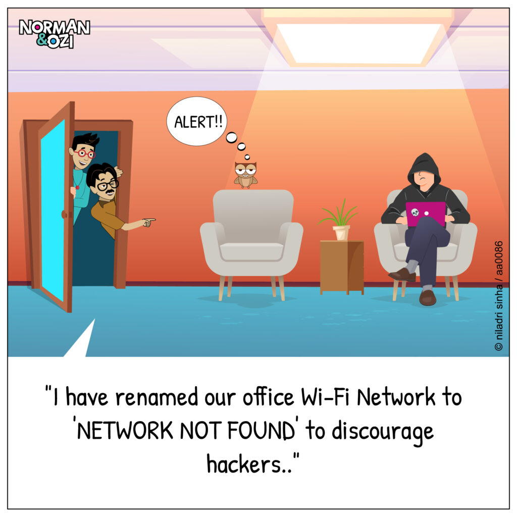 wifi network office comics