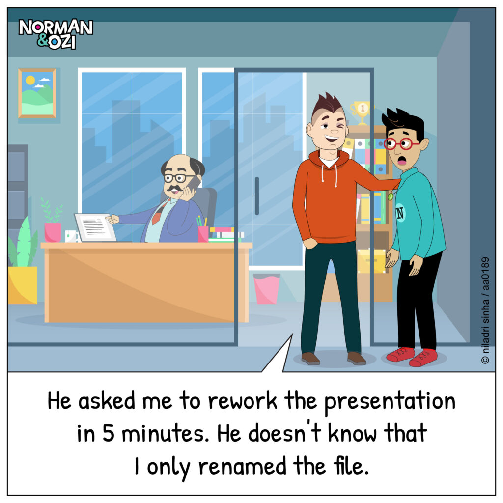 Office presentation Comics