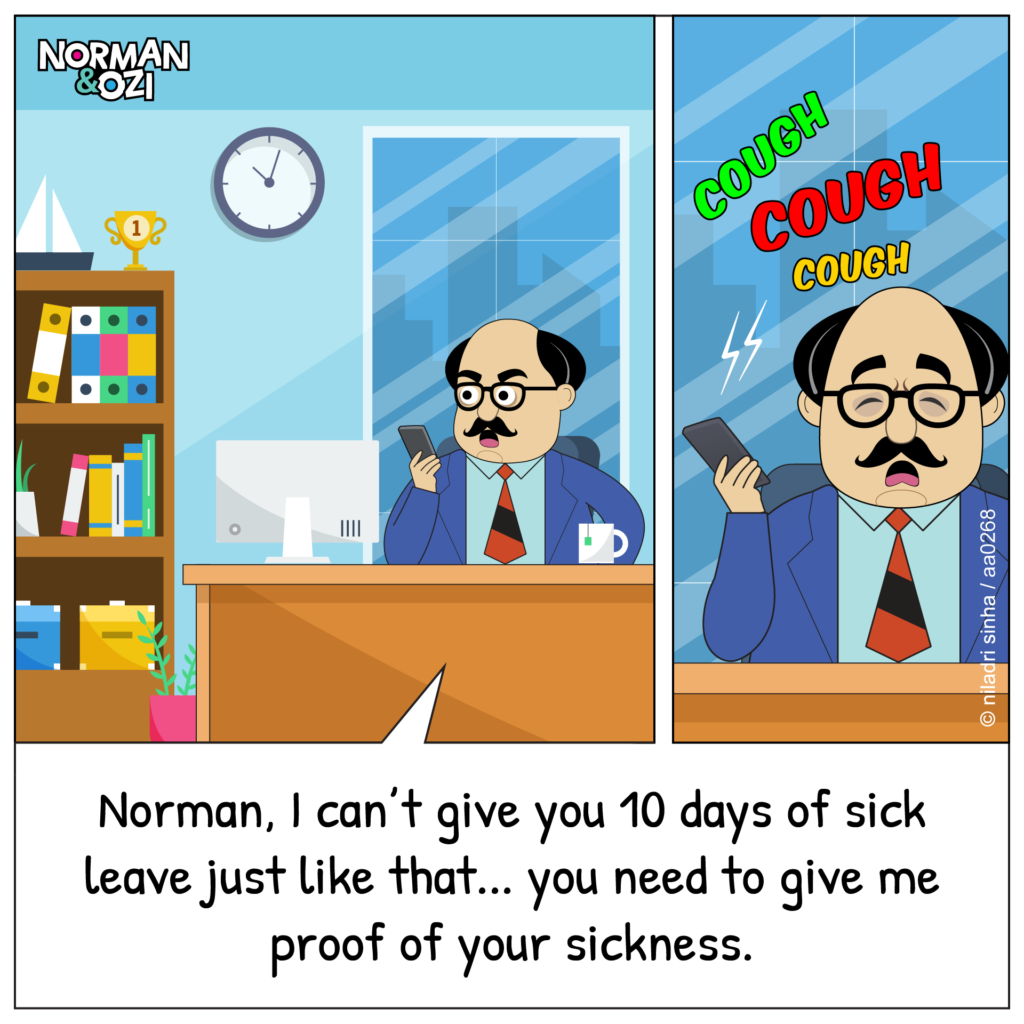 sick leave comics