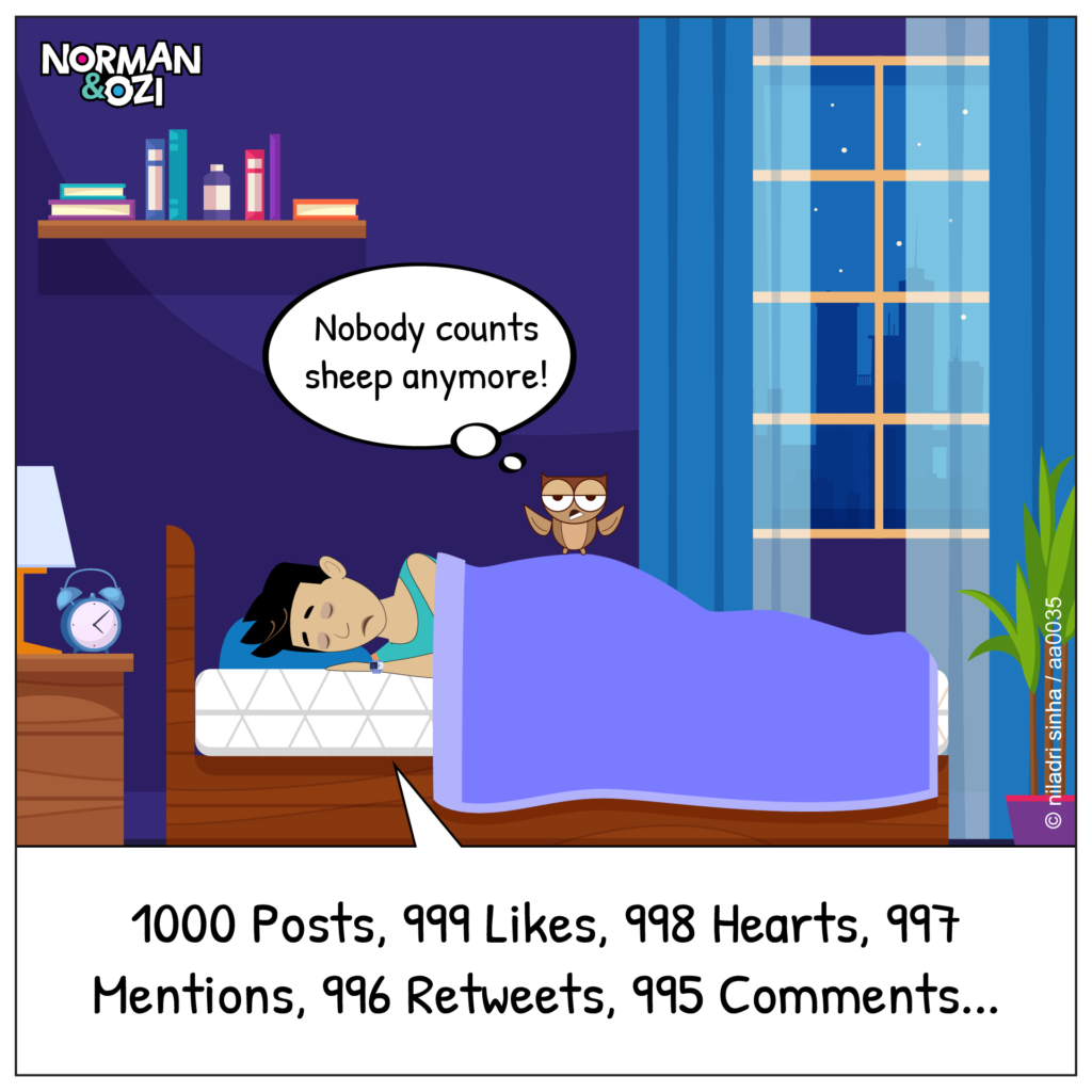 social media comic strips