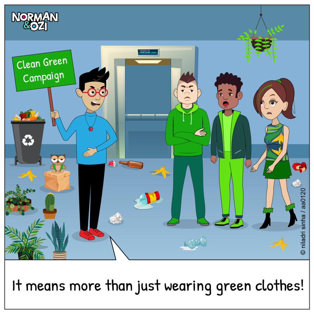 go green comics