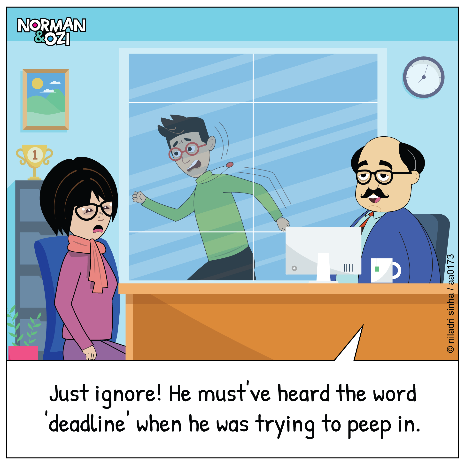 work deadline comics