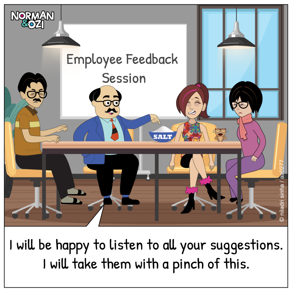 corporate review meeting cartoons