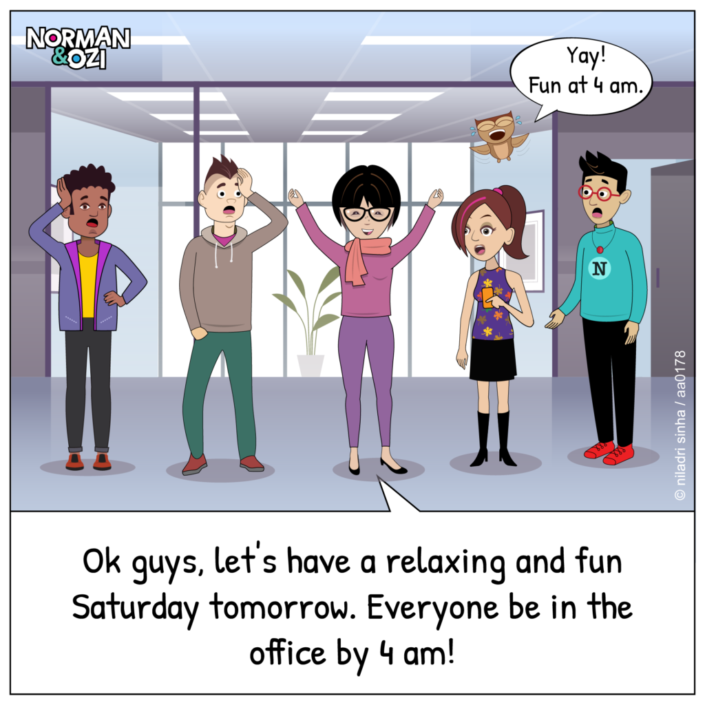 corporate outing webcomics