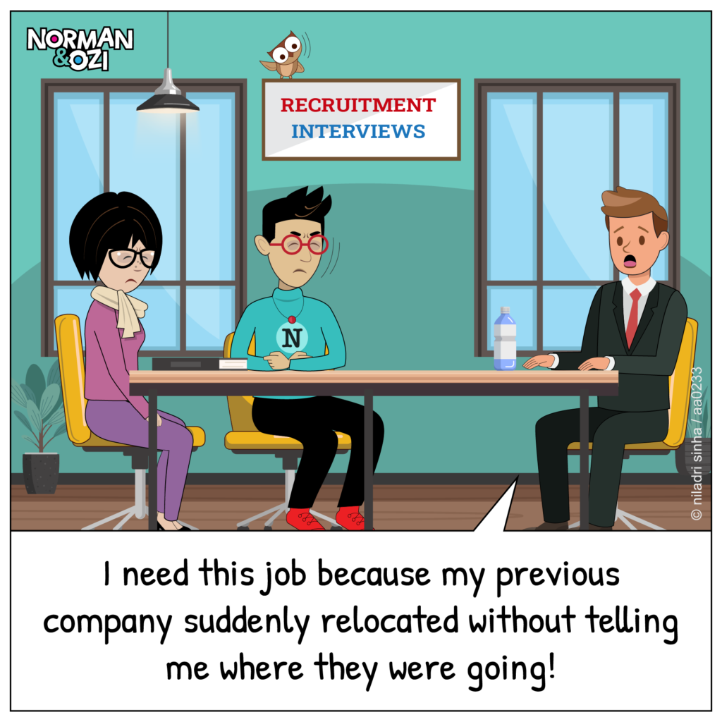 firing and recruitment interviews