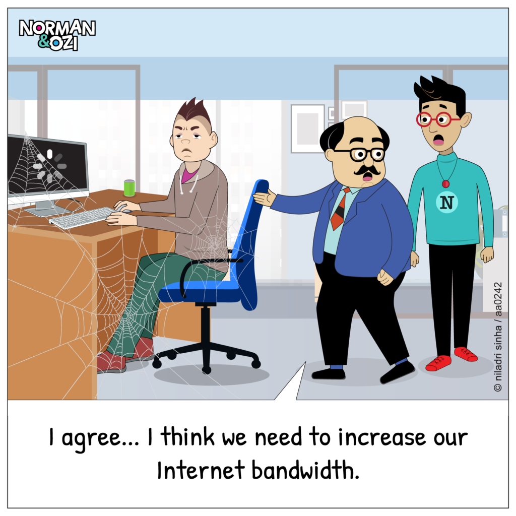 internet bandwidth webcomics