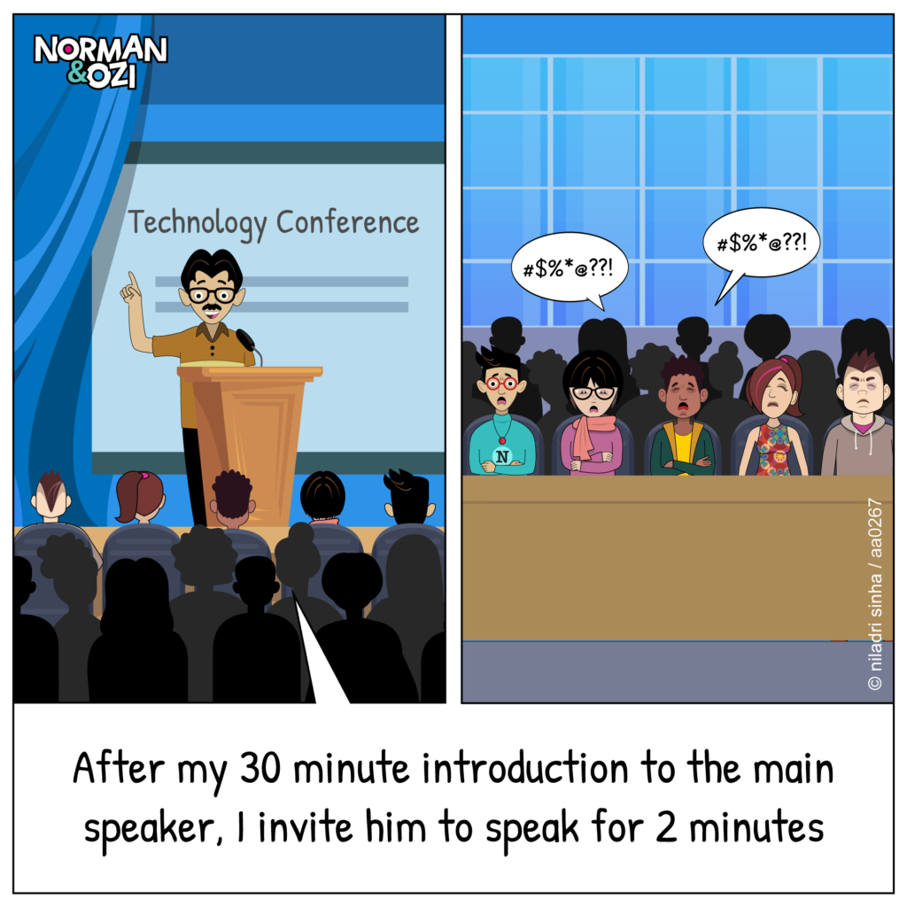tech conference web comics