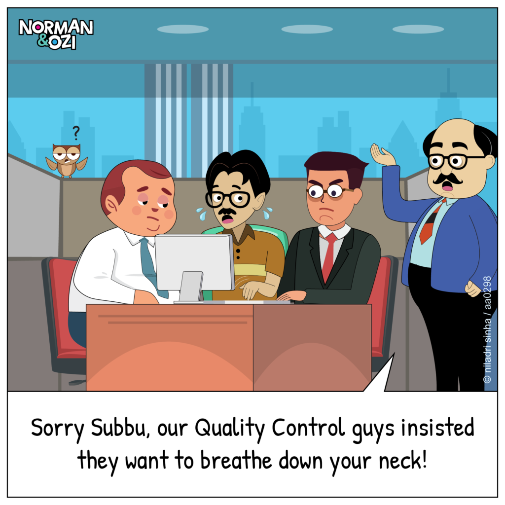 subbu comics with quality control team