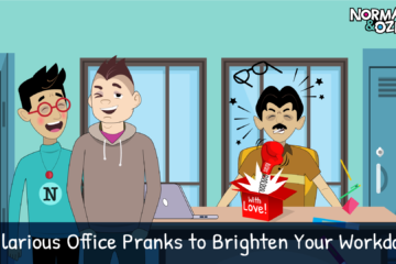 Hilarious office pranks norman ozi cartoons