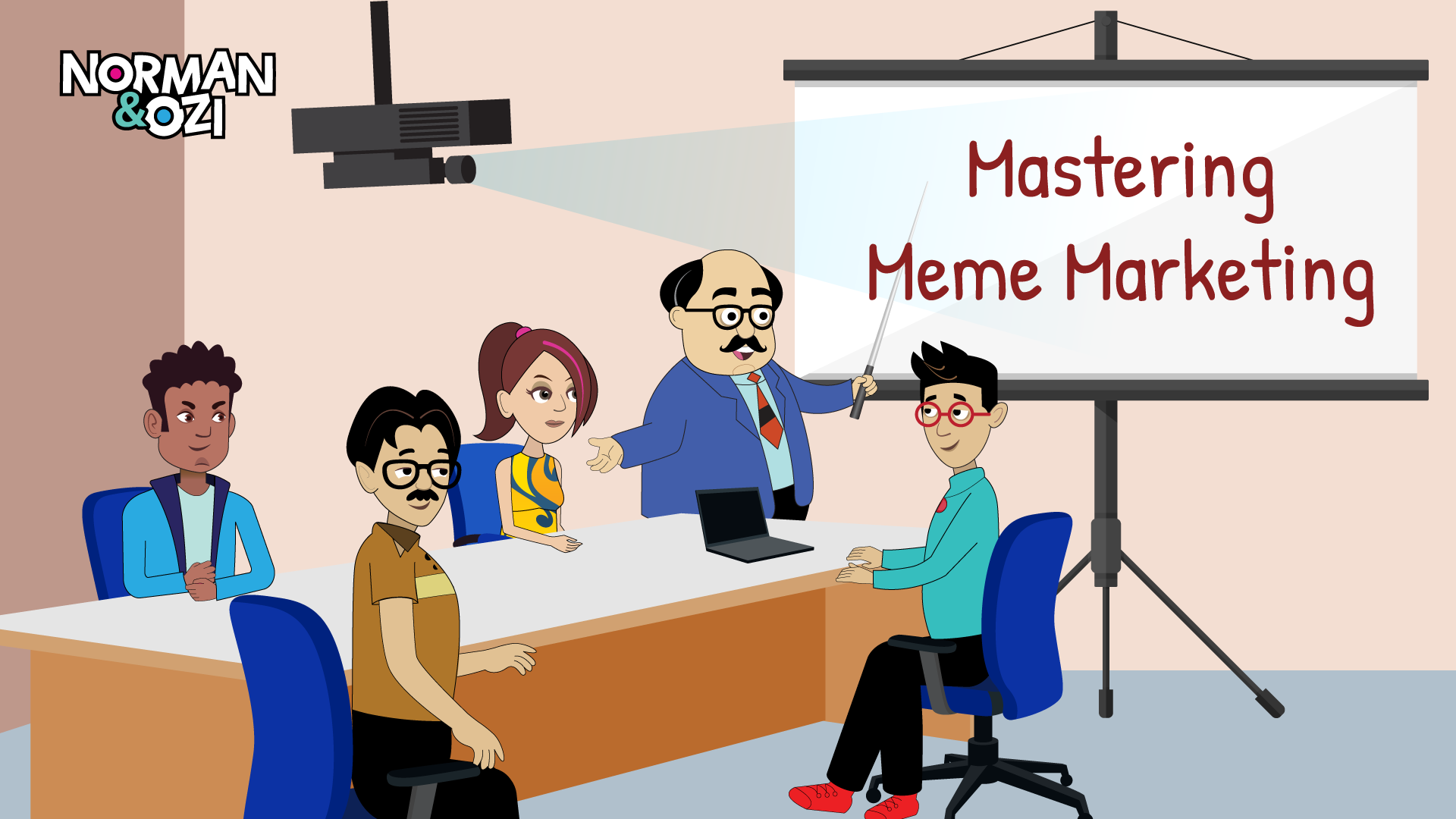 Mastering-Meme-Marketing-norman-ozi-cartoons-office