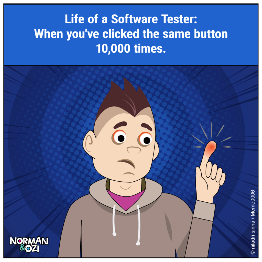 software testing web comics