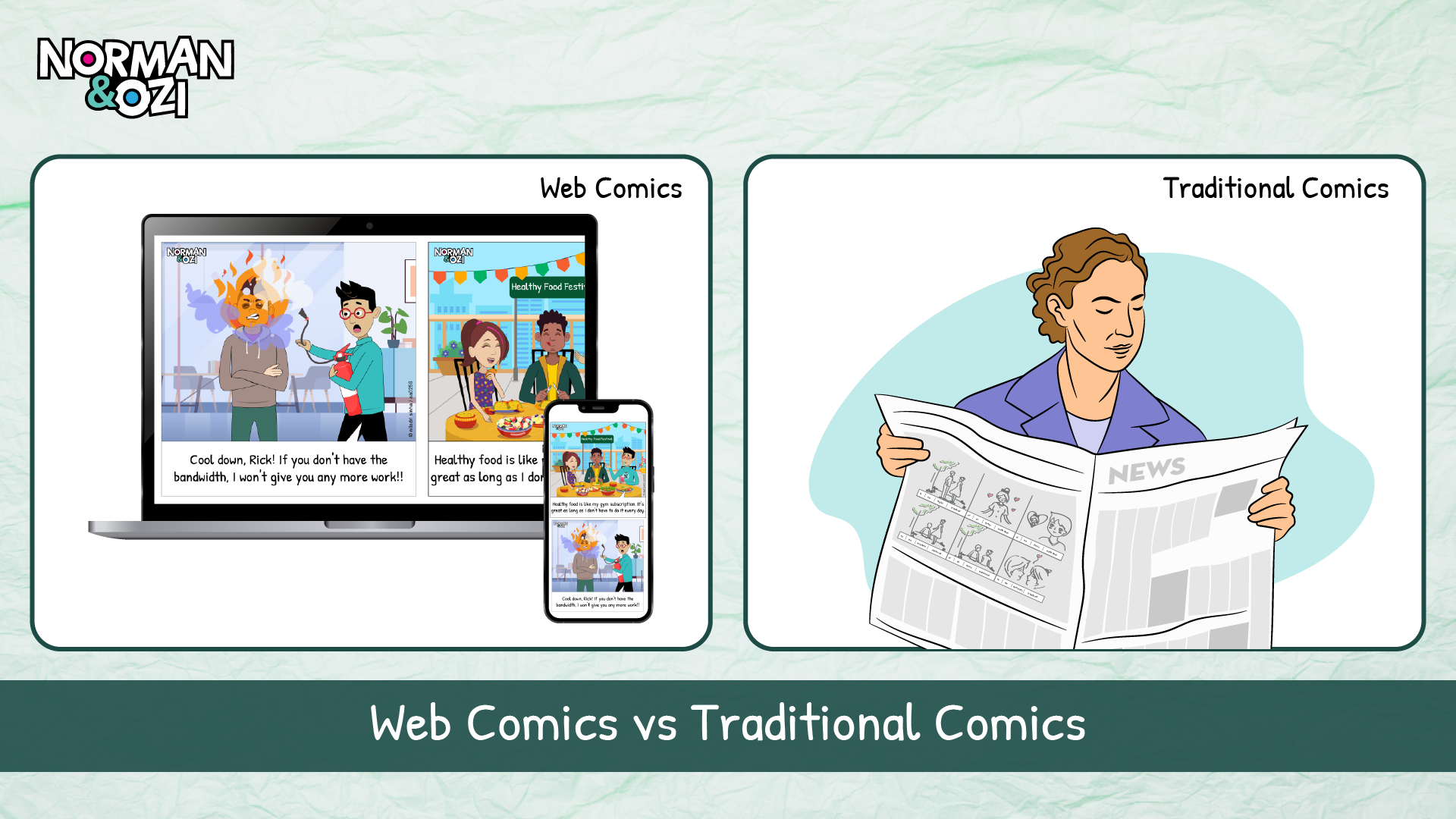 traditional-comics and-web-comic-cartoons