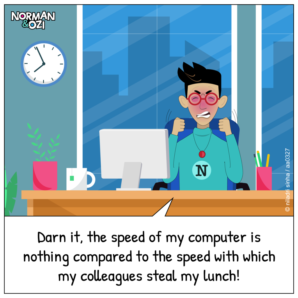 office co-workers cartoons