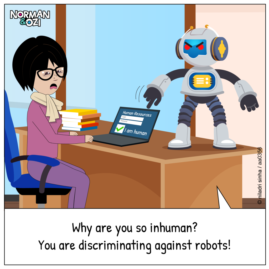 artificial intelligence comic and cartoons