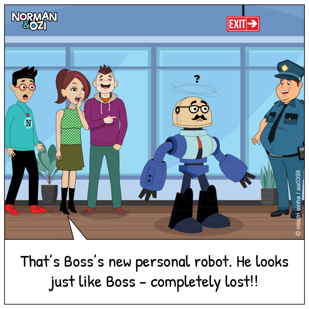 artificial intelligence web cartoons