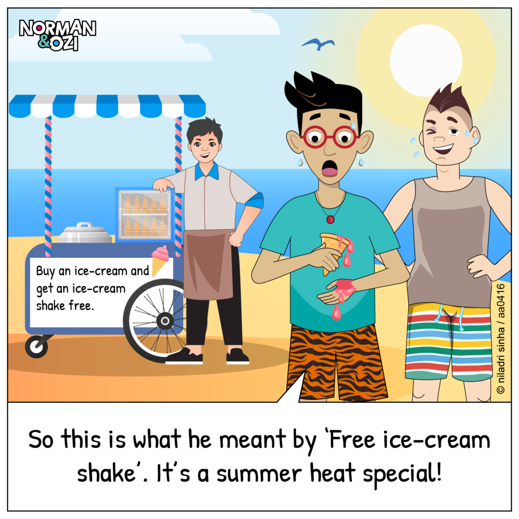 summer web comics and office cartoons