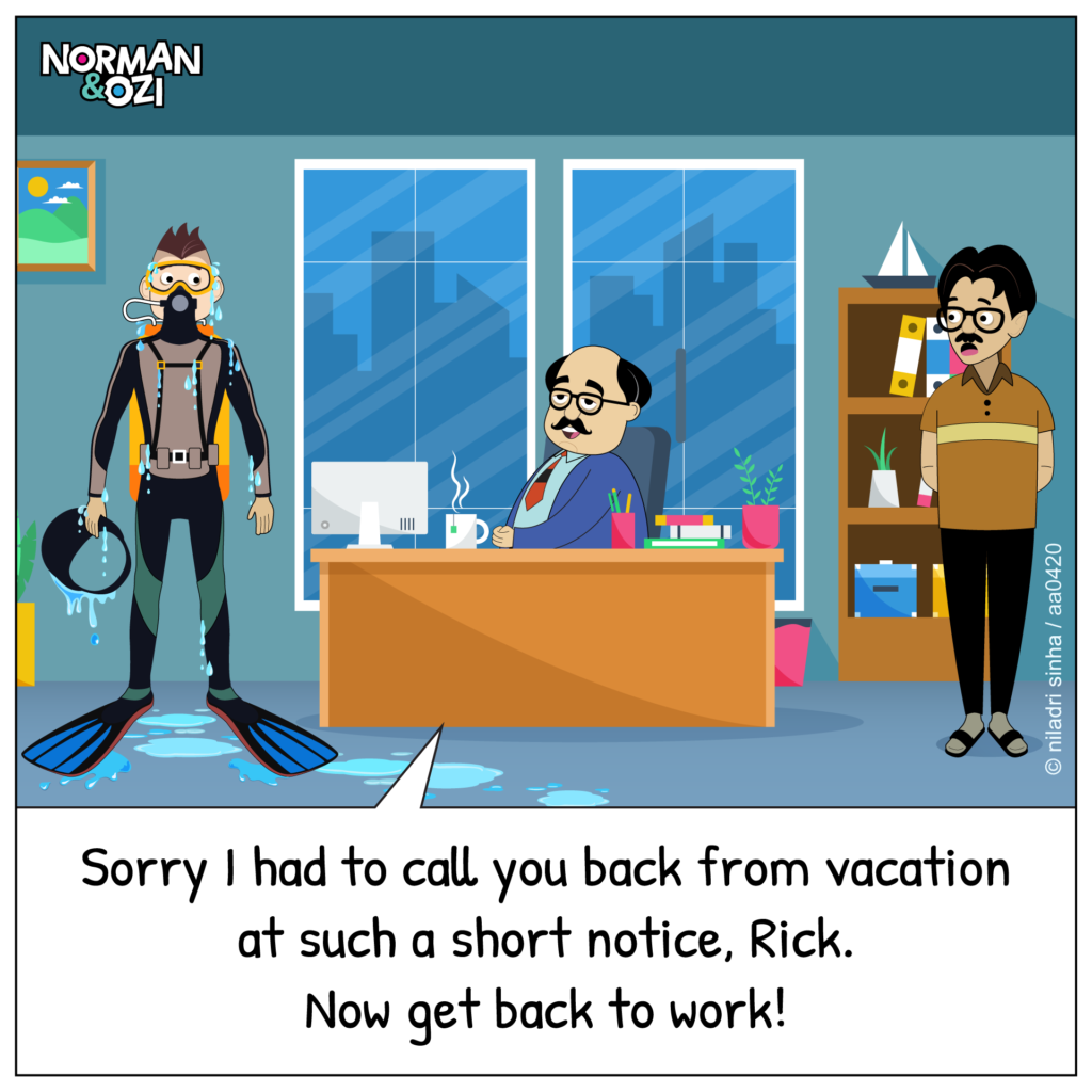 vacation web comics