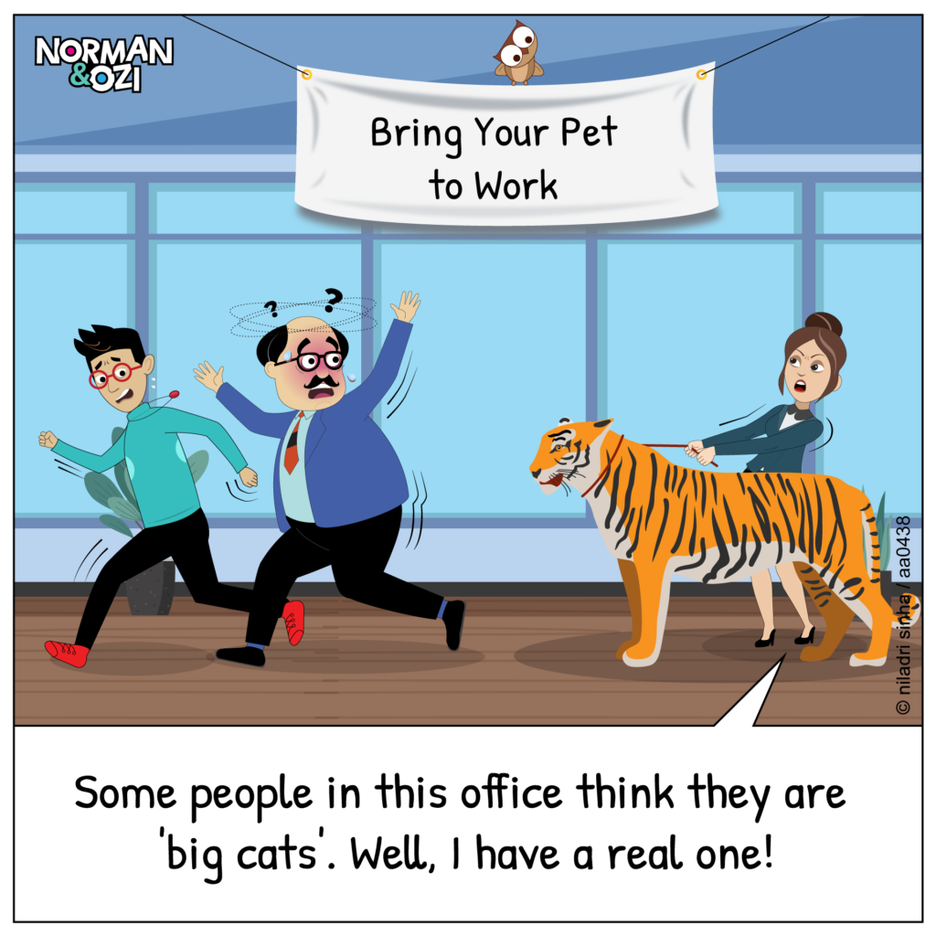 bring your pet to work comic cartoons