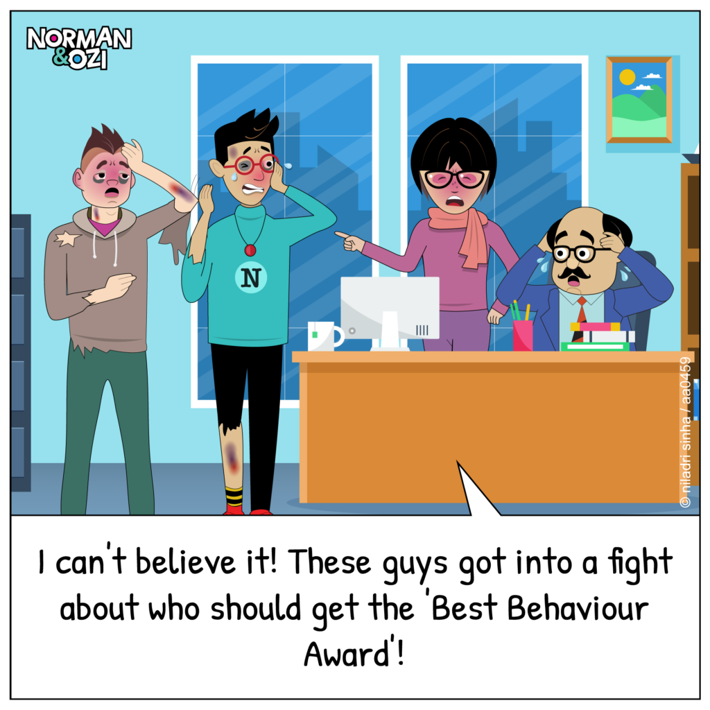 behaviour award comics