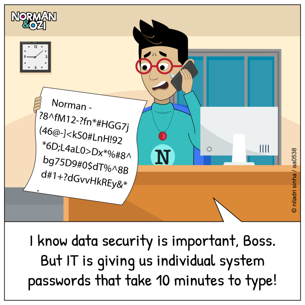 cartoons on data security comics