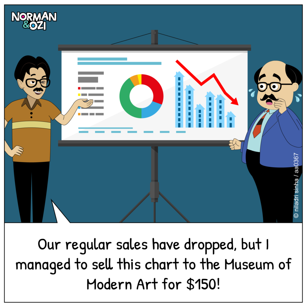 funny cartoons on sales