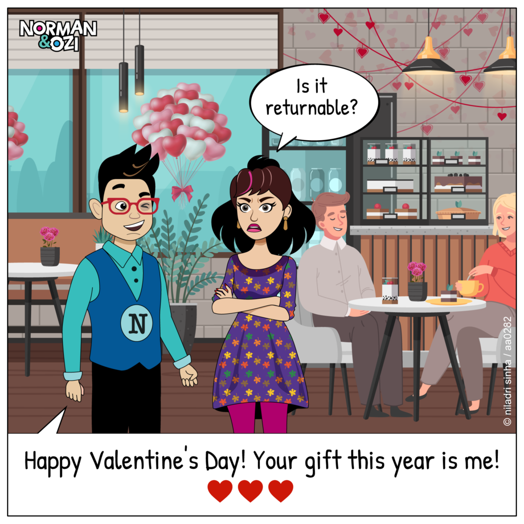 Happy valentines day office comics