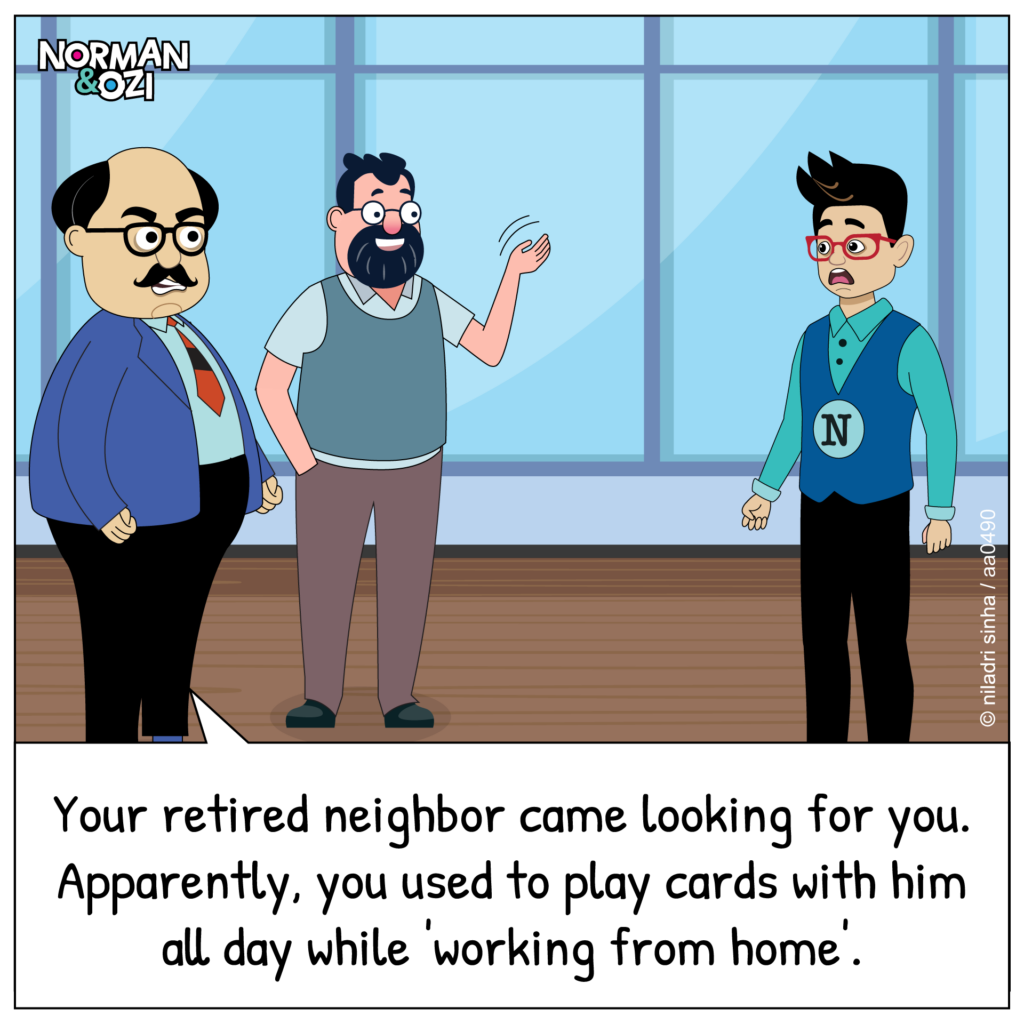 work from home cartoons and comics