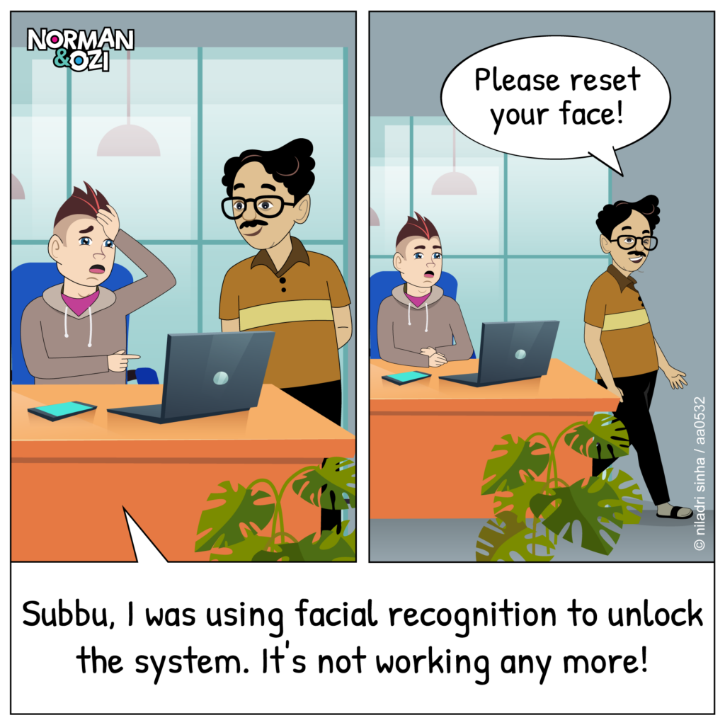 office security cartoons (password comics)